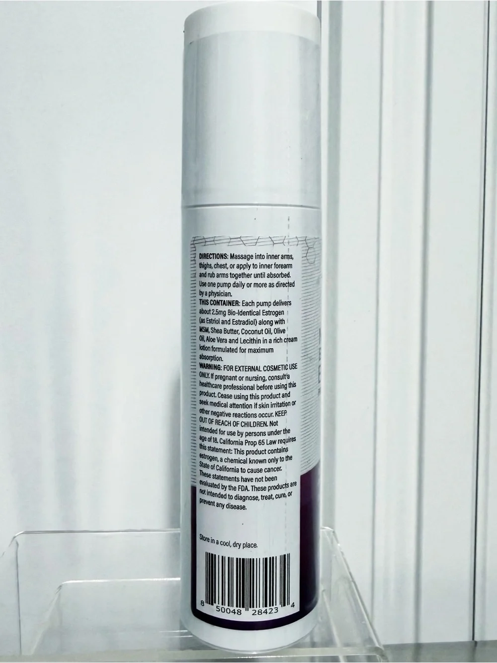 BioLabs Natural Bio-Identical BI-EST 2.5 Cream ~ 2 Month Supply ~ New & Sealed